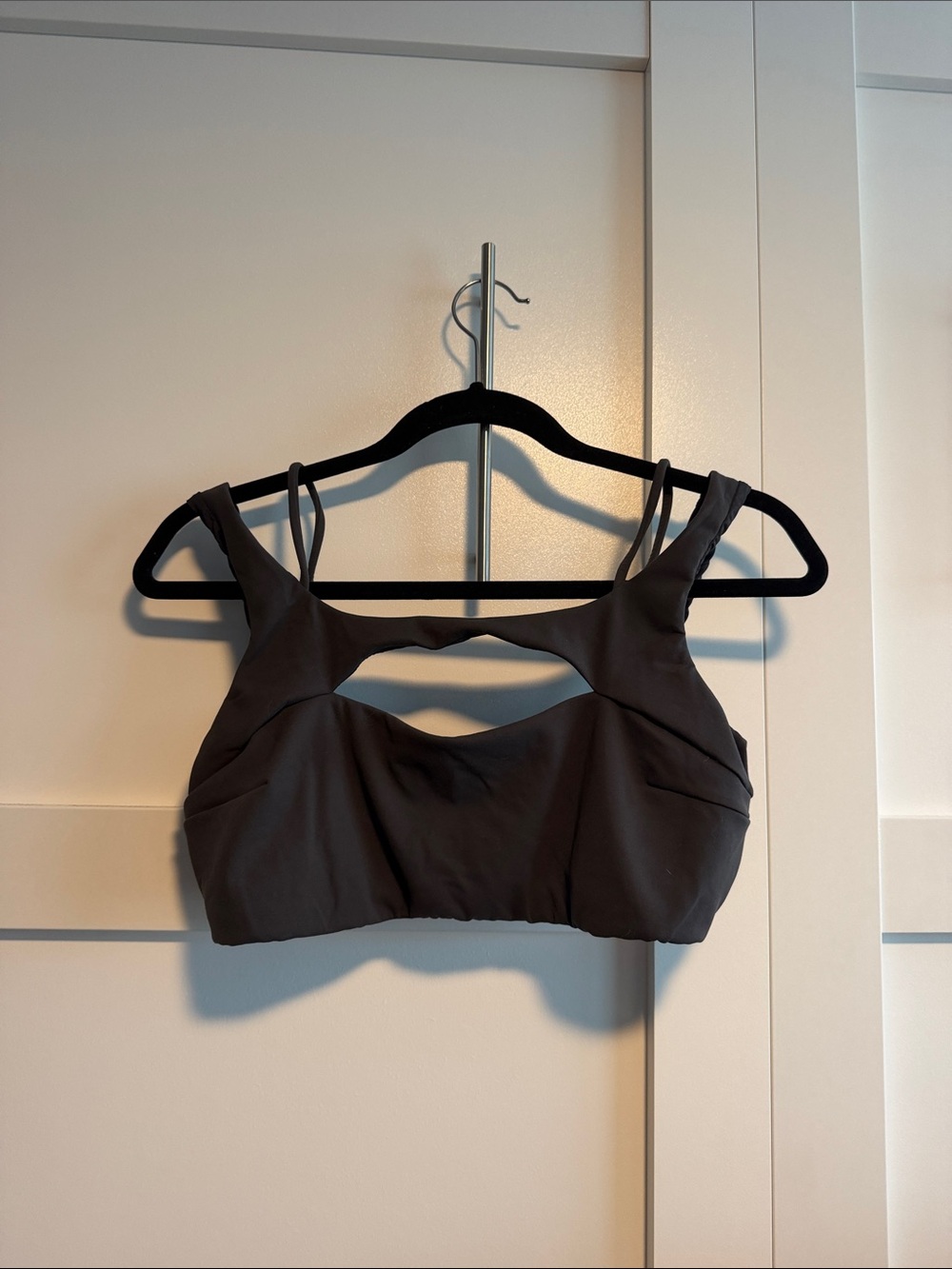 lululemon athletica Dark Brown Cutaway Sports Bra